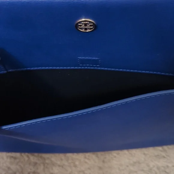 Blue Tory Burch Robinson Tote
